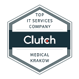 Clutch Top IT Services Company for Medical Industry in Krakow award badge