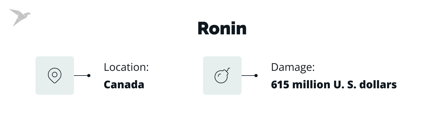 banks and cybersecurity Ronin