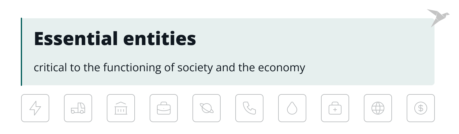 NIS2 essential entities