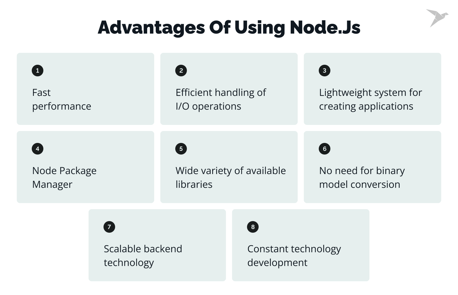 node.js vs java advantages of using Node.js