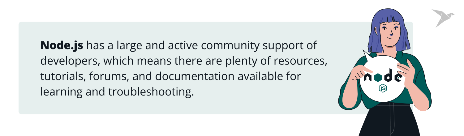 Node.js community support 