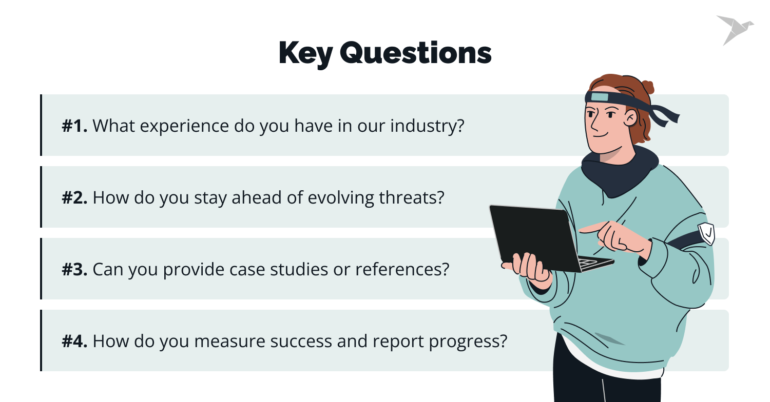 Key questions to potential vCISO providers