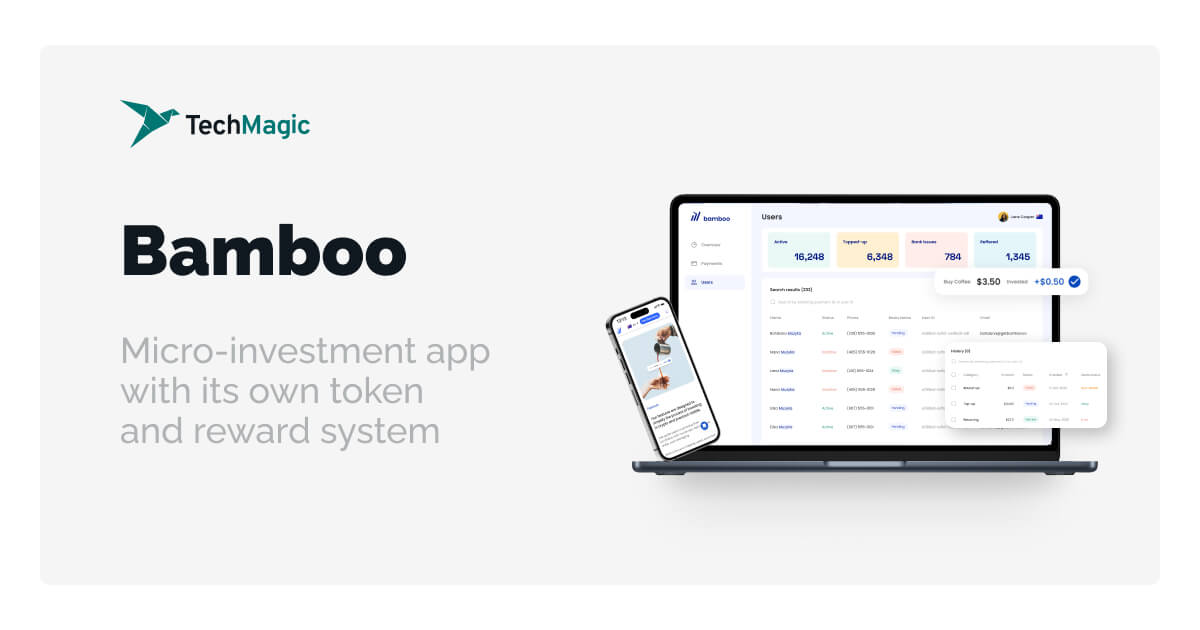 Crypto Micro-Investing  Gold & Crypto Round-Up App - Bamboo